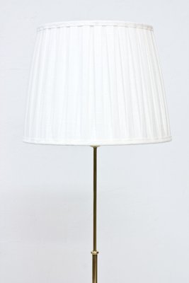 Swedish Brass Floor Lamp from Böhlmarks, 1940s-TM-595096