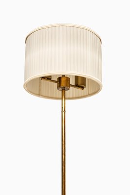 Swedish Brass Floor Lamp from Stilarmatur, 1950s-SC-587118