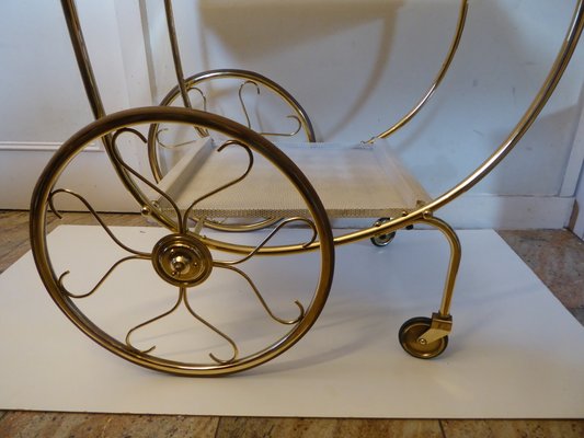 Swedish Brass Serving Cart by Josef Frank for Svenskt Tenn-AWL-904694