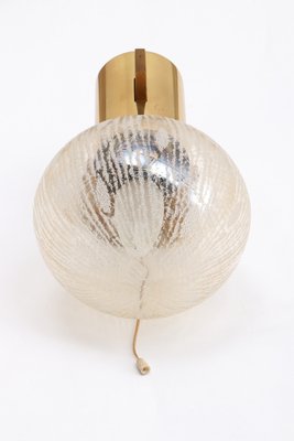 Swedish Brass Wall Lamp with Glass by Hans-Agne Jakobsen for Markaryd, 1960-EZZ-1771027