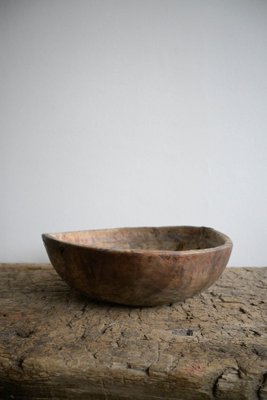 Swedish Burl Birch Bowl, 1850s-DAL-1799526