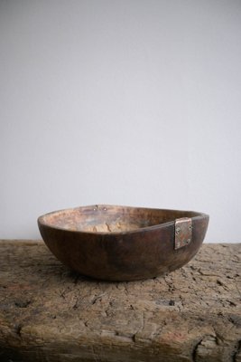 Swedish Burl Birch Bowl, 1850s-DAL-1799526