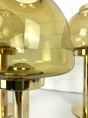 Swedish Candleholders in Brass by Hans-Agne Jakobsson for Markaryd, 1960s, Set of 3-ZM-1766089