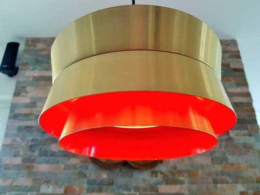 Swedish Ceiling Lamp by Carl Thore & Sigurd Lindkvist for Granhaga Metallindustri, 1960s-POM-556235