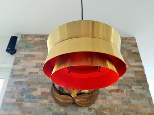 Swedish Ceiling Lamp by Carl Thore & Sigurd Lindkvist for Granhaga Metallindustri, 1960s-POM-556235