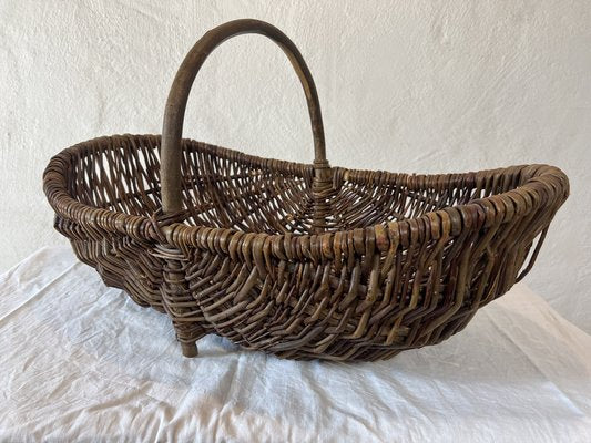 Swedish Country Handmade Willow Basket-IJL-1702232