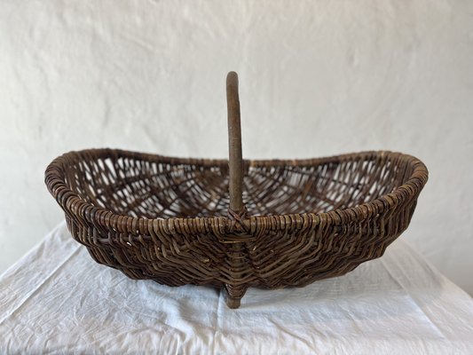 Swedish Country Handmade Willow Basket-IJL-1702232