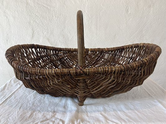 Swedish Country Handmade Willow Basket-IJL-1702232