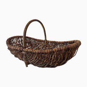 Swedish Country Handmade Willow Basket-IJL-1702232