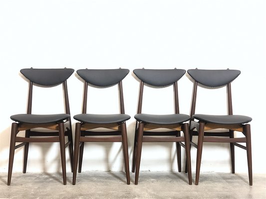 Swedish Dining Chairs, 1960s, Set of 4-FQG-1747123