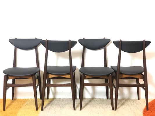 Swedish Dining Chairs, 1960s, Set of 4-FQG-1747123