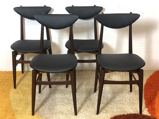 Swedish Dining Chairs, 1960s, Set of 4-FQG-1747123