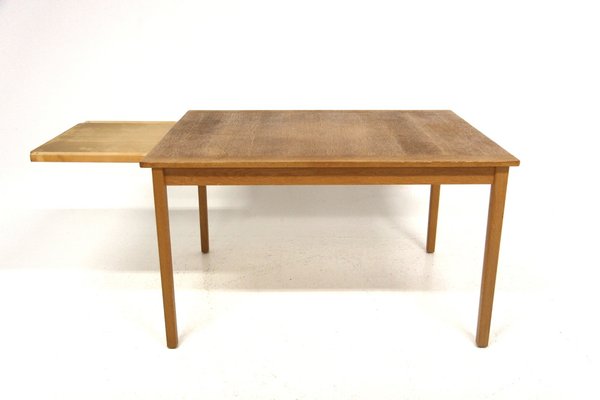 Swedish Dining Table in Oak, 1960-GEK-1765459