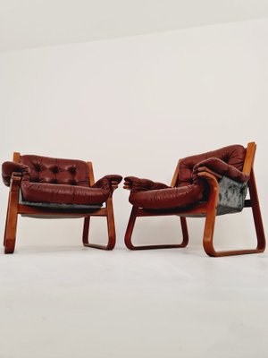 Swedish Easy Chairs by Carl-Henrik Spark for Ulferts Sweden, 1970s, Set of 2-IQR-1309559