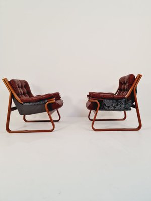 Swedish Easy Chairs by Carl-Henrik Spark for Ulferts Sweden, 1970s, Set of 2-IQR-1309559