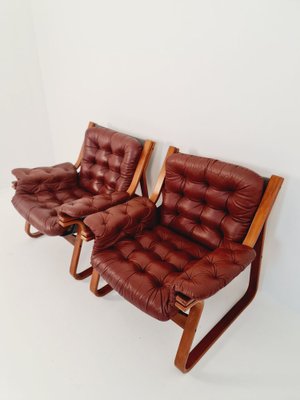 Swedish Easy Chairs by Carl-Henrik Spark for Ulferts Sweden, 1970s, Set of 2-IQR-1309559