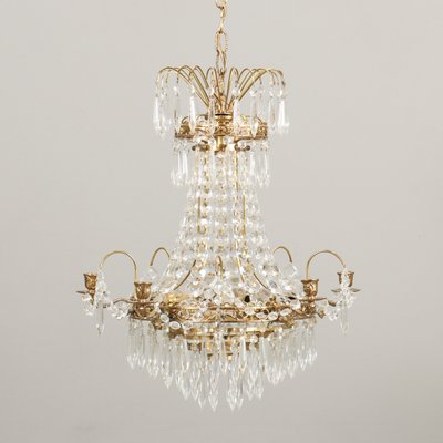 Swedish Empire Chandelier, 1900-VAP-2028265