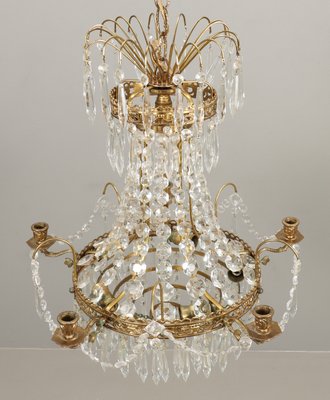 Swedish Empire Chandelier, 1900-VAP-2028265