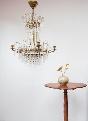 Swedish Empire Style Chandelier, 1950s-JWI-1763226