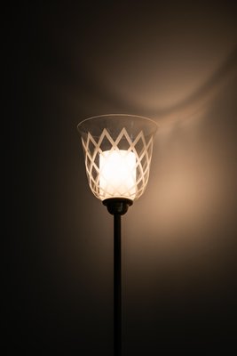 Swedish Floor Lamp by Bo Notini for Glössner & Co., 1940s-SC-587104