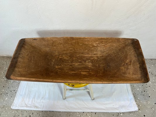 Swedish Folk Art Hand Carved Trough-IJL-1702729