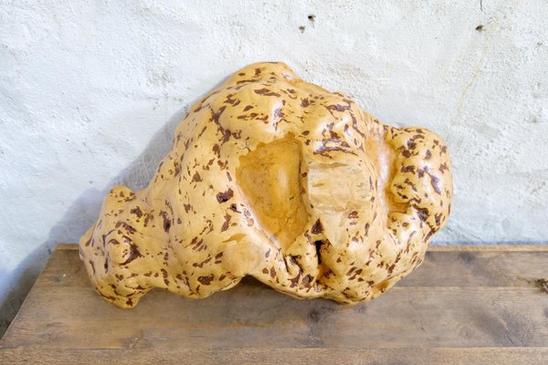 Swedish Folk Art Organic Burl Curly Birch Tiger Bowl, 1980s-UYK-1396130