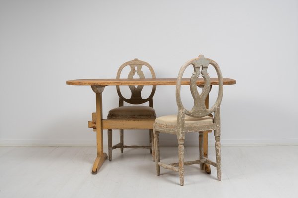 Swedish Folk Art Pine Dining Table-MJF-1350855