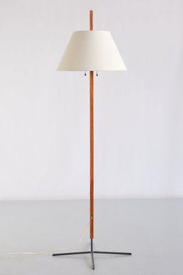 Swedish G35 Floor Lamp in Teak and Iron by Hans-Agne Jakobsson, 1960s-FMT-1373060