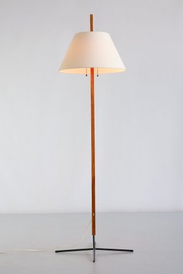 Swedish G35 Floor Lamp in Teak and Iron by Hans-Agne Jakobsson, 1960s-FMT-1373060