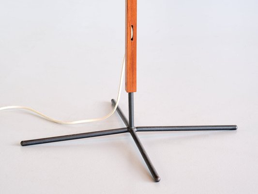 Swedish G35 Floor Lamp in Teak and Iron by Hans-Agne Jakobsson, 1960s-FMT-1373060