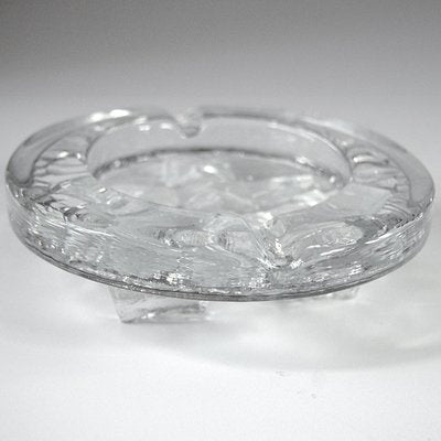 Swedish Glass Ashtray from Pukeberg, 1970s-GIW-664535