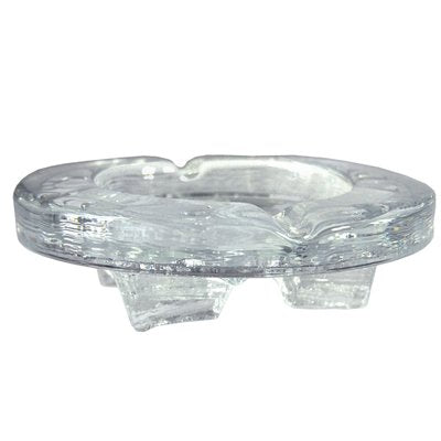 Swedish Glass Ashtray from Pukeberg, 1970s-GIW-664535