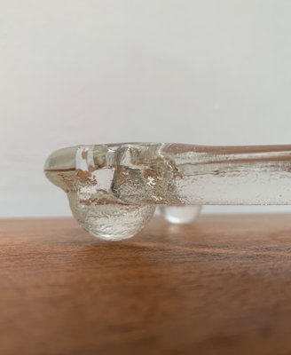 Swedish Glass Candleholder Ring from Pukeberg, 1970s-UAH-1425378