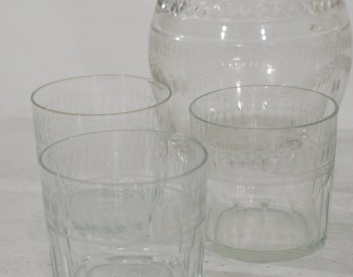 Swedish Glass Set, 1880s, Set of 8-SA-2020806