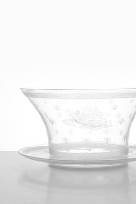 Swedish Glass Vase by Simon Gate for Orrefors, 1918-SC-586999