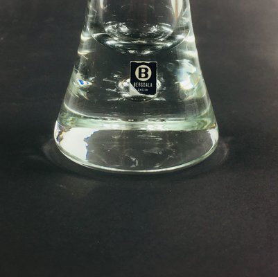 Swedish Glass Vase from Bergdala, 1960s-BMM-774019