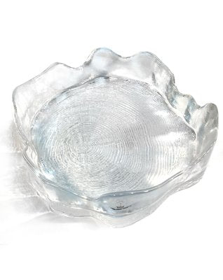 Swedish Glass Woodstock Ashtray by Bengt Edenfalk for Kosta Boda & Skruf, 1960s-QFU-837905