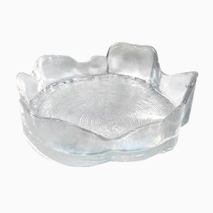 Swedish Glass Woodstock Ashtray by Bengt Edenfalk for Kosta Boda & Skruf, 1960s-QFU-837905