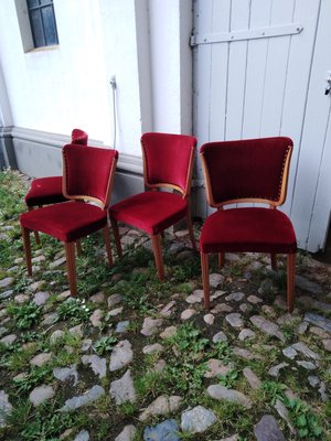 Swedish Grace Chairs, 1940s, Set of 4-GJF-2033726