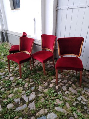 Swedish Grace Chairs, 1940s, Set of 4-GJF-2033726