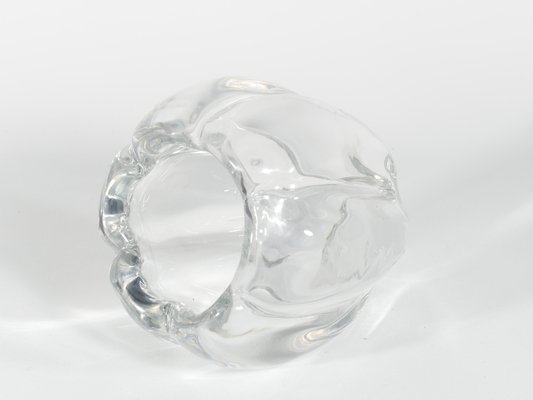 Swedish Grace Crystal Glass Stella Polaris Vase by Vicke Lindstrand for Orrefors, 1930s-RUK-1758088