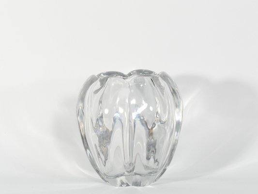 Swedish Grace Crystal Glass Stella Polaris Vase by Vicke Lindstrand for Orrefors, 1930s-RUK-1758088