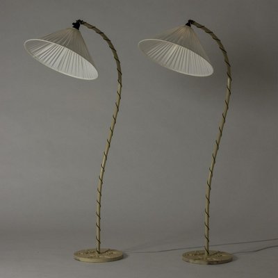 Swedish Grace Floor Lamps, Set of 2-NL-832488