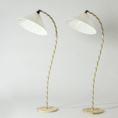 Swedish Grace Floor Lamps, Set of 2-NL-832488