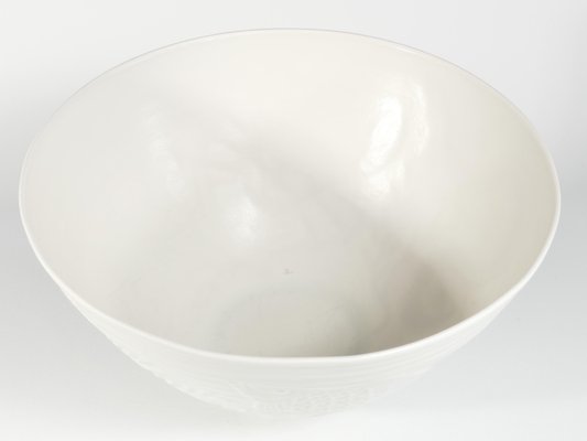 Swedish Grace White Porcelain Sea Themed Bowl by Gunnar Nylund for Alp, 1940s-RUK-1758095