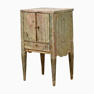 Swedish Gustavian Pine Painted Nightstand-MJF-1798537