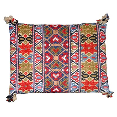 Swedish Hand-Woven Röllakan Akdyna Pillow, 19th Century-YGE-900122