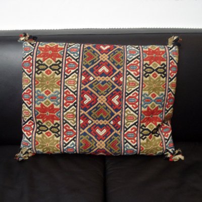 Swedish Hand-Woven Röllakan Akdyna Pillow, 19th Century-YGE-900122