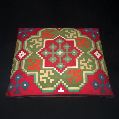 Swedish Hand-Woven Rollakan Pillow, 19th Century-YGE-900118