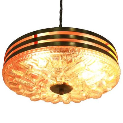 Swedish Hanging Lamp in Brass-FYZ-1322716